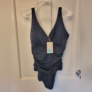 Boden Talamanca Swimsuit, Navy, Size 12(US).